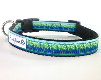 Palm Trees Halsband / Koppel 3/4" Bredd