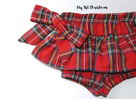 tartan baby girl