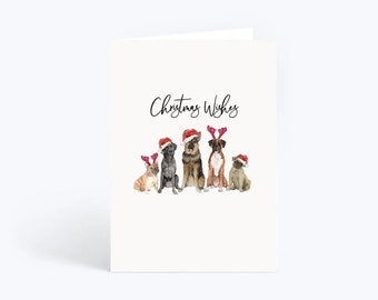 Pack Of Christmas Wishes Dog Card