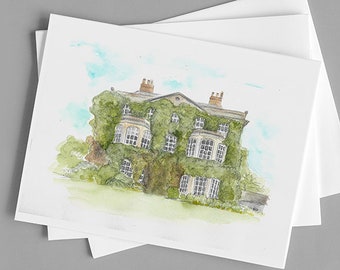 Northbrook Park Wedding Venue Illustration - Personalised Artwork Available