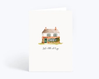 Just A Little Note To Say | Blank Greeting Card