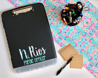 Lily Inspired Clipboard Case