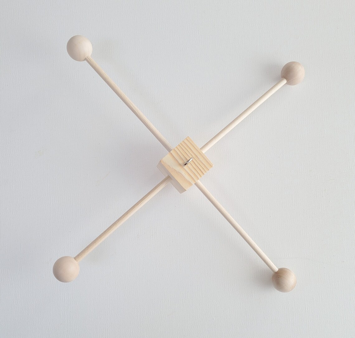 Wooden Baby Mobile Hanger Wooden Baby Mobile Frame Nursery Etsy