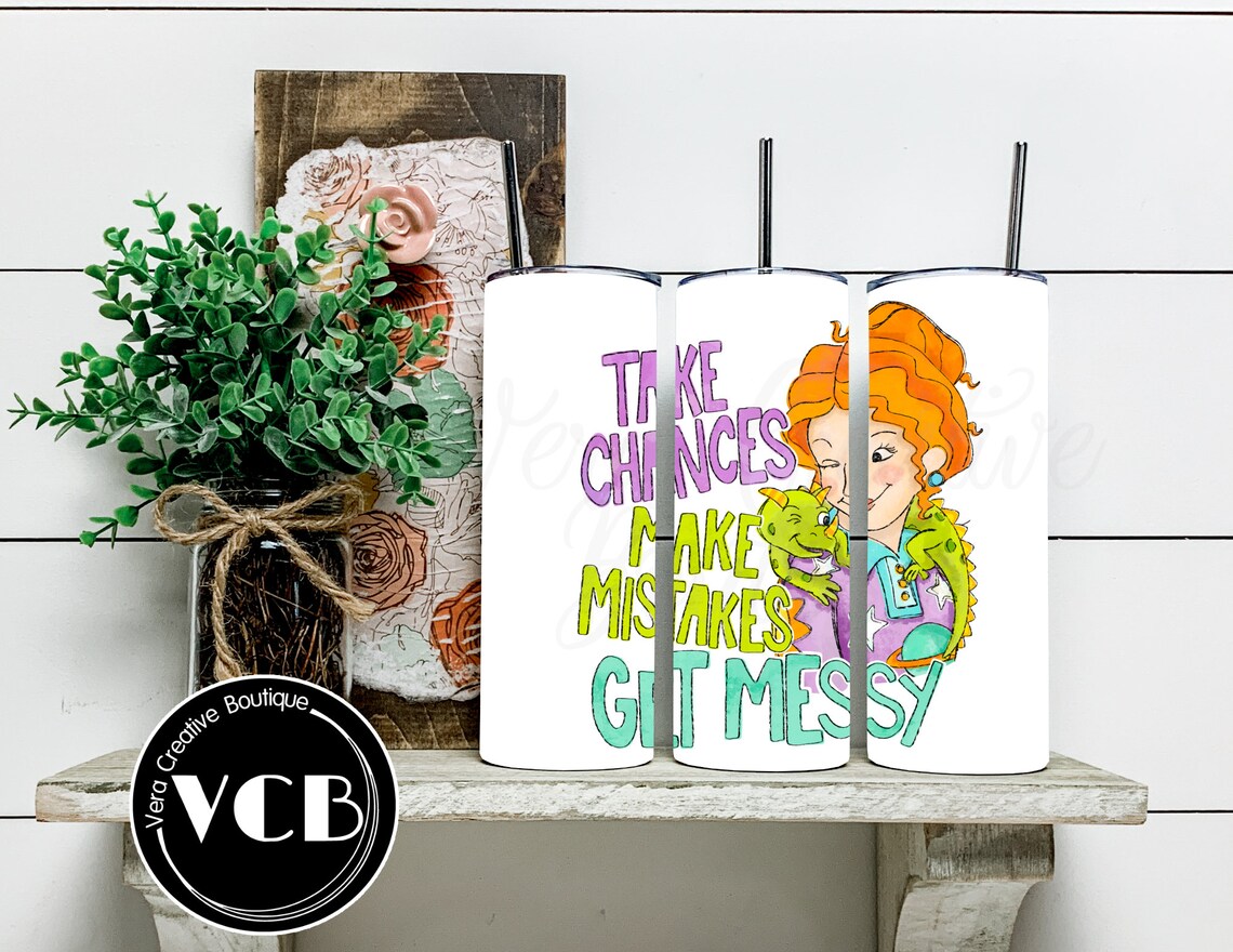 Take Chances Make Mistakes Get Messy Miss Frizzle Screen Print - Etsy
