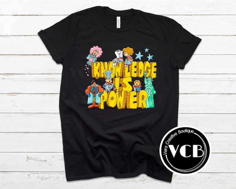 School House rocks | knowledge is power screen print tshirt|womens tee|graphic tees| kids humor tees|teacher gift|teacher graphic tee 