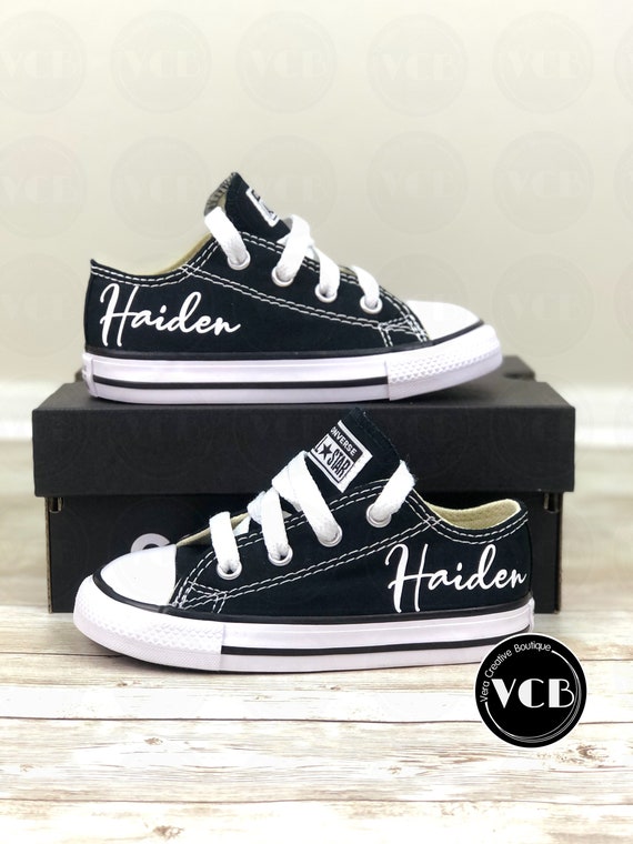 Portræt industri Mange Buy Toddler Converse Custom Shoes Personalized Kid Shoes Online in India -  Etsy