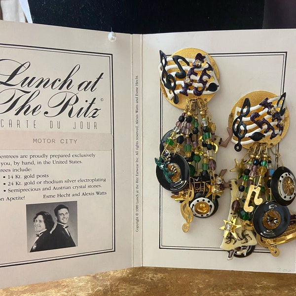 Cool Review About Lunch At The Ritz Earrings Vintage