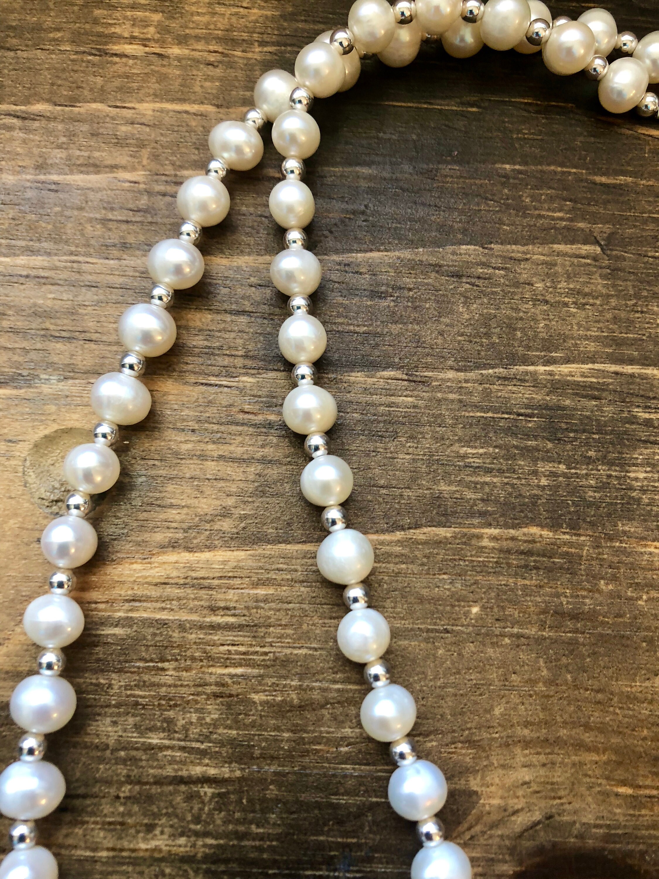 Dnd Necklace Pike Dnd D20 MTG Fresh Water Pearls | Etsy