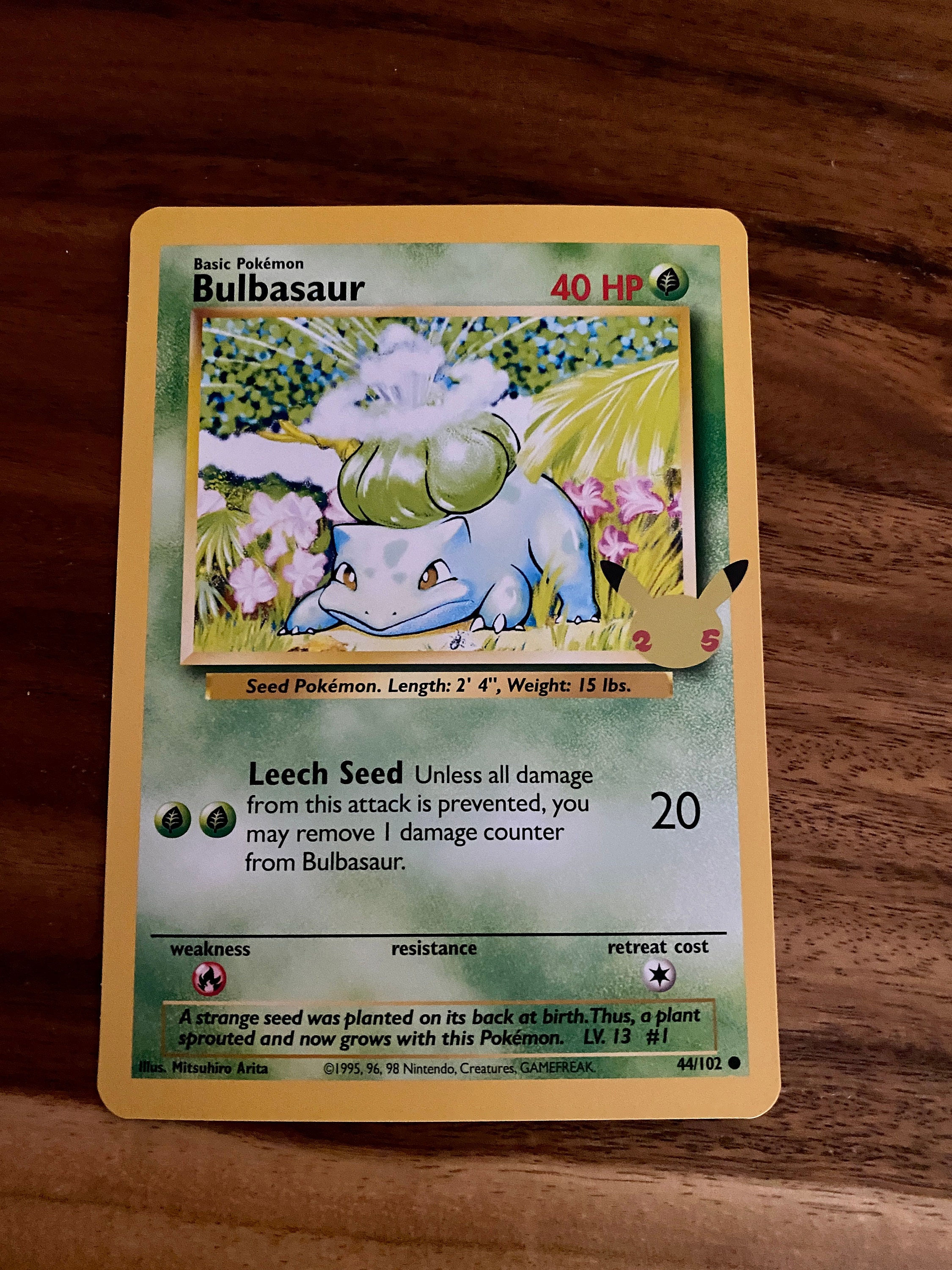 Bulbasaur (051/063), Busca de Cards