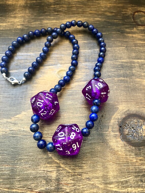 MTG DnD Critical Role Necklace polyhedral critrole D20 Fjord Ruby in Zoisite Critters RPG geek Lava Rock /& Sterling 17 Nott
