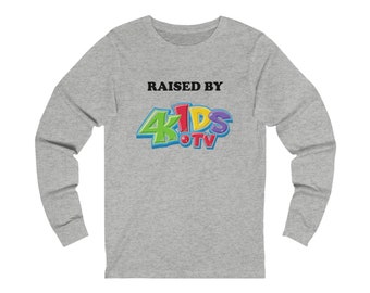 Raised By 4Kids Unisex Jersey Long Sleeve Tee, 4Kids Media, anime, 2000s, 90s, FoxBox, Kidswb, pokemon