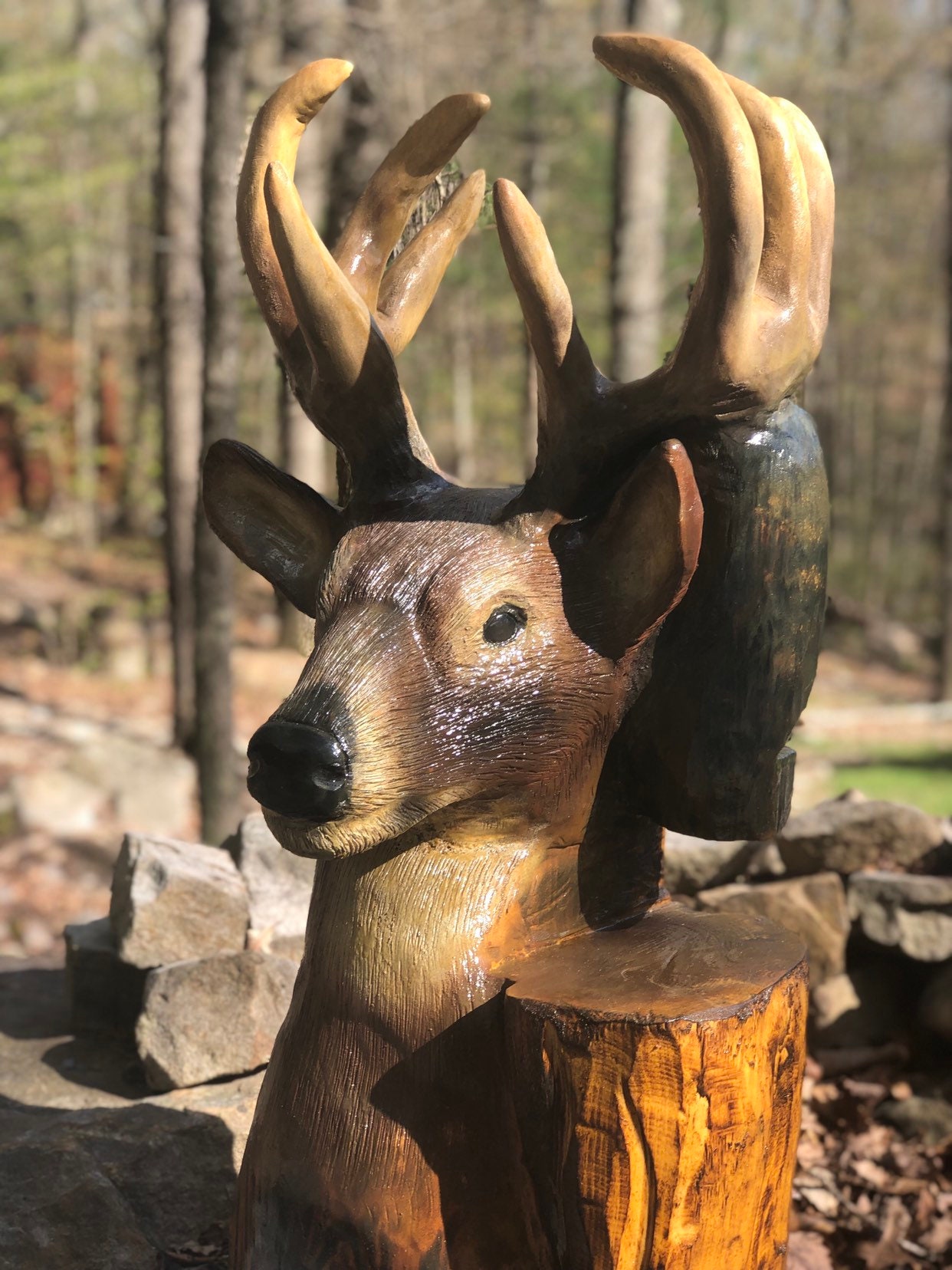 Chainsaw Carved Bench Hunt Camp, but Any Theme Can Be Etsy