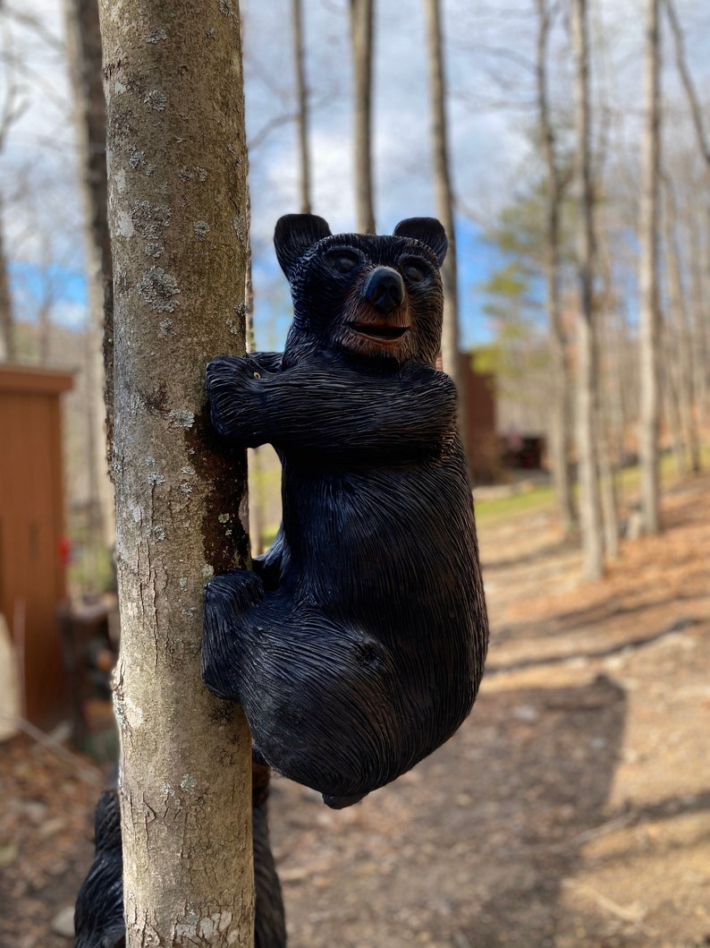 Chainsaw Carvings Bear Cubs 2 Etsy