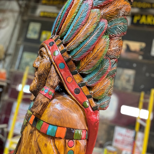 Cigar Store Indian Etsy
