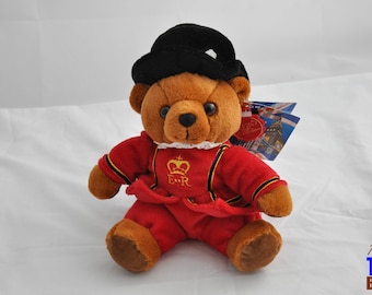 Plush Beefeater Bear Yeomen Wardens Keel Toys Ltd Simply Soft Collection