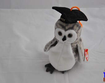 Wiser the Owl Class of 1999 Vintage 1999 Ty Beanie Baby