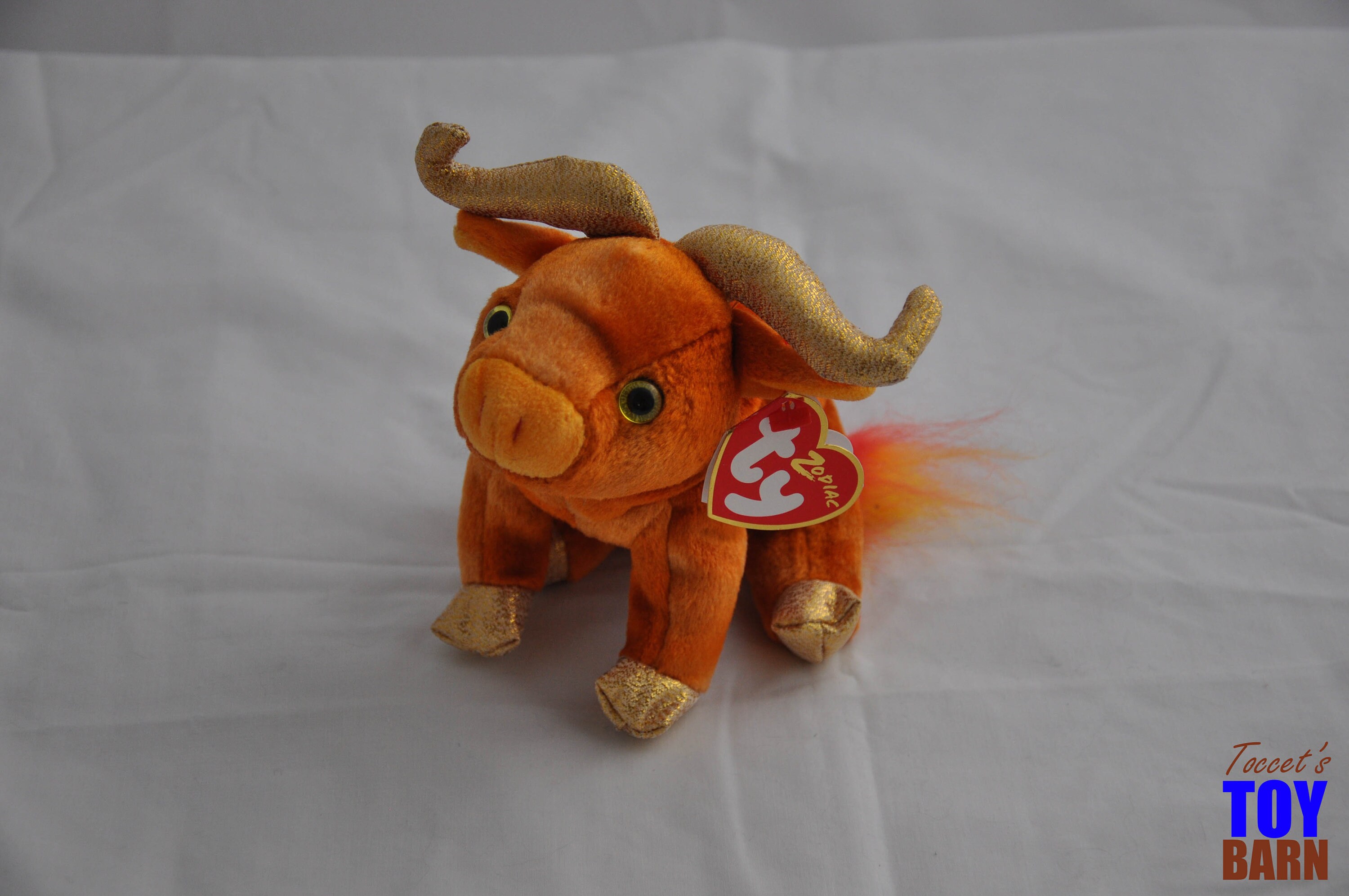 Vintage 2000 Ty Zodiac Beanie Baby Ox