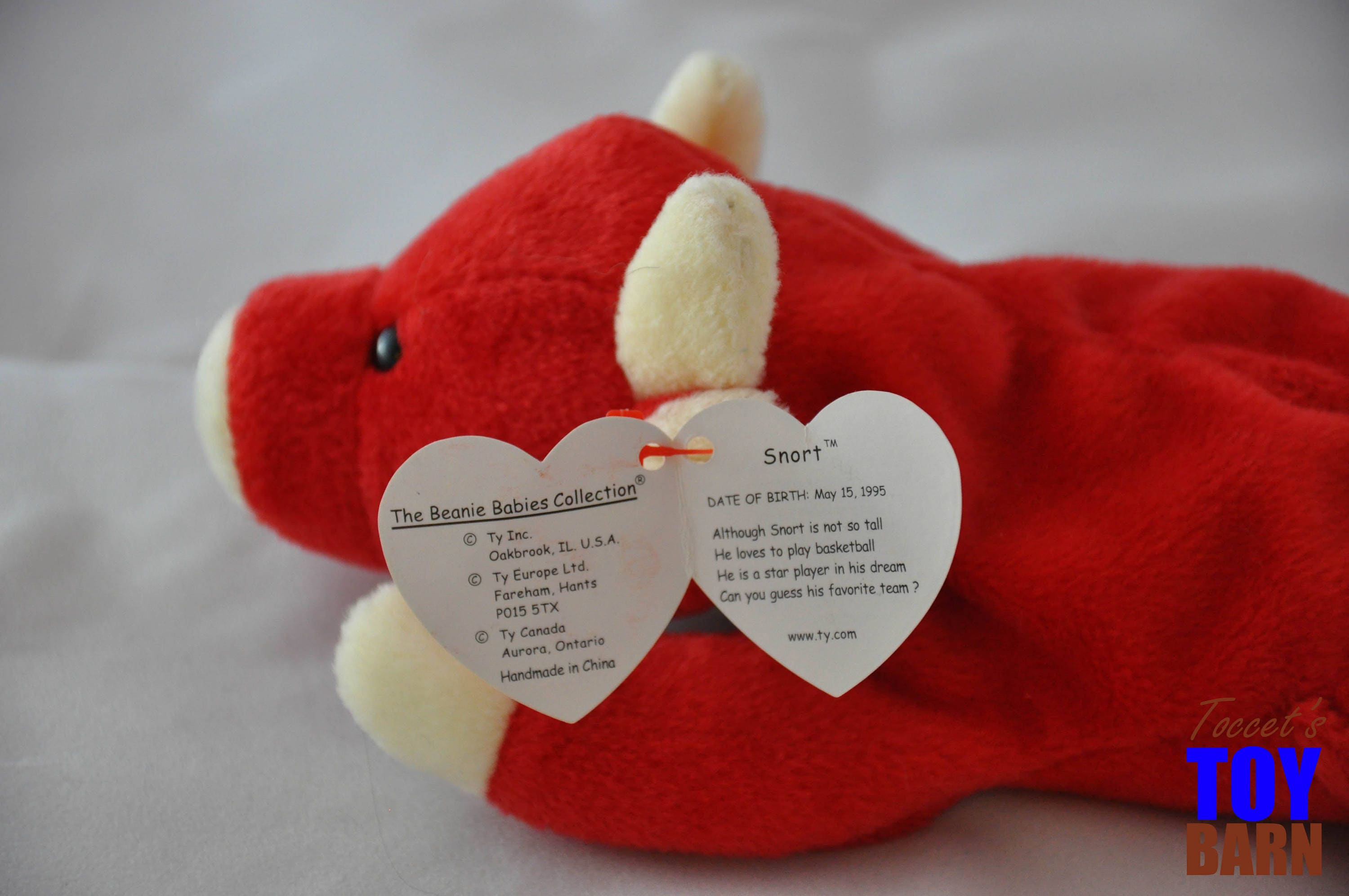 snort beanie baby may 15 1995
