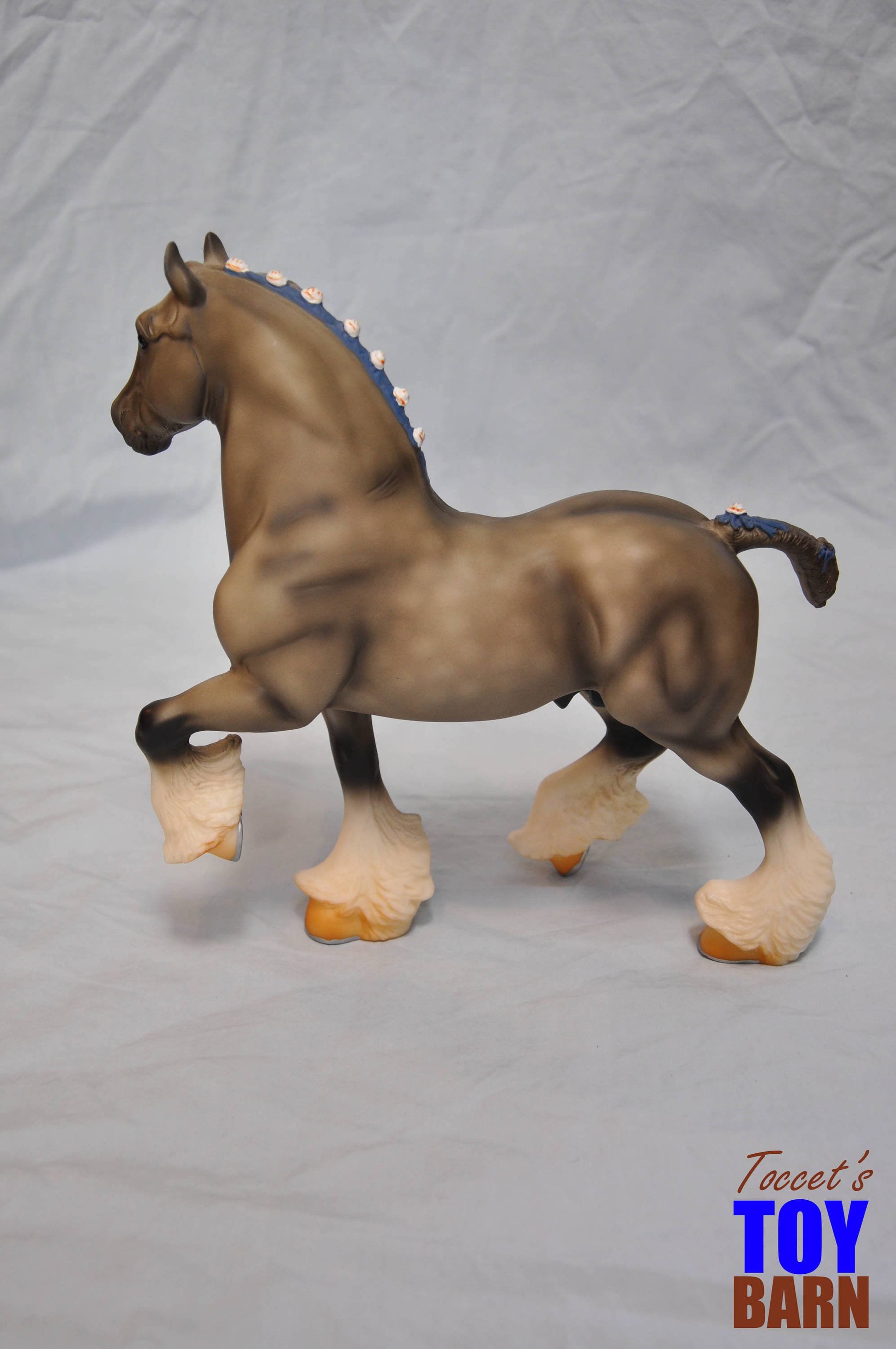Classic Breyer Model Horse 627 Dapple Gray Shire Draft Horse with