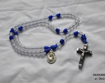 Twine & Bead Rosary: St. Francis Xavier and St. Frances Cabrini