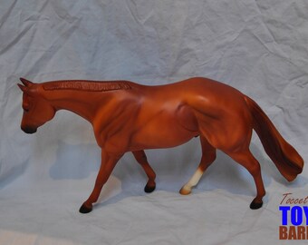 Traditional Breyer Model Horse American Quarter Horse Association Zippo Pine Bar Hall of Fame Quarter Horse Chestnut Stallion #466 1999-2006