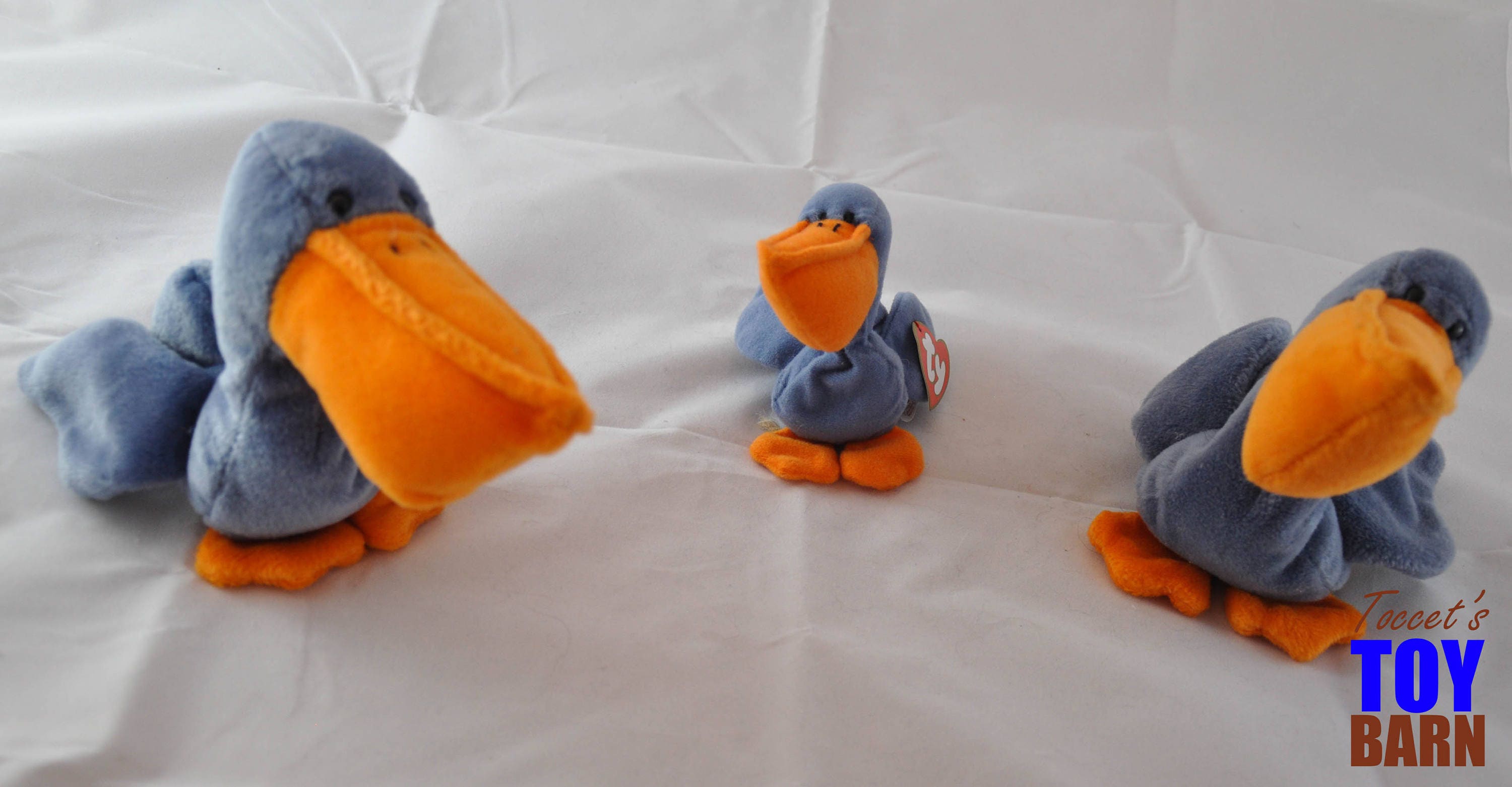 Scoop the Pelican Vintage 1996 Ty Beanie Baby Toys