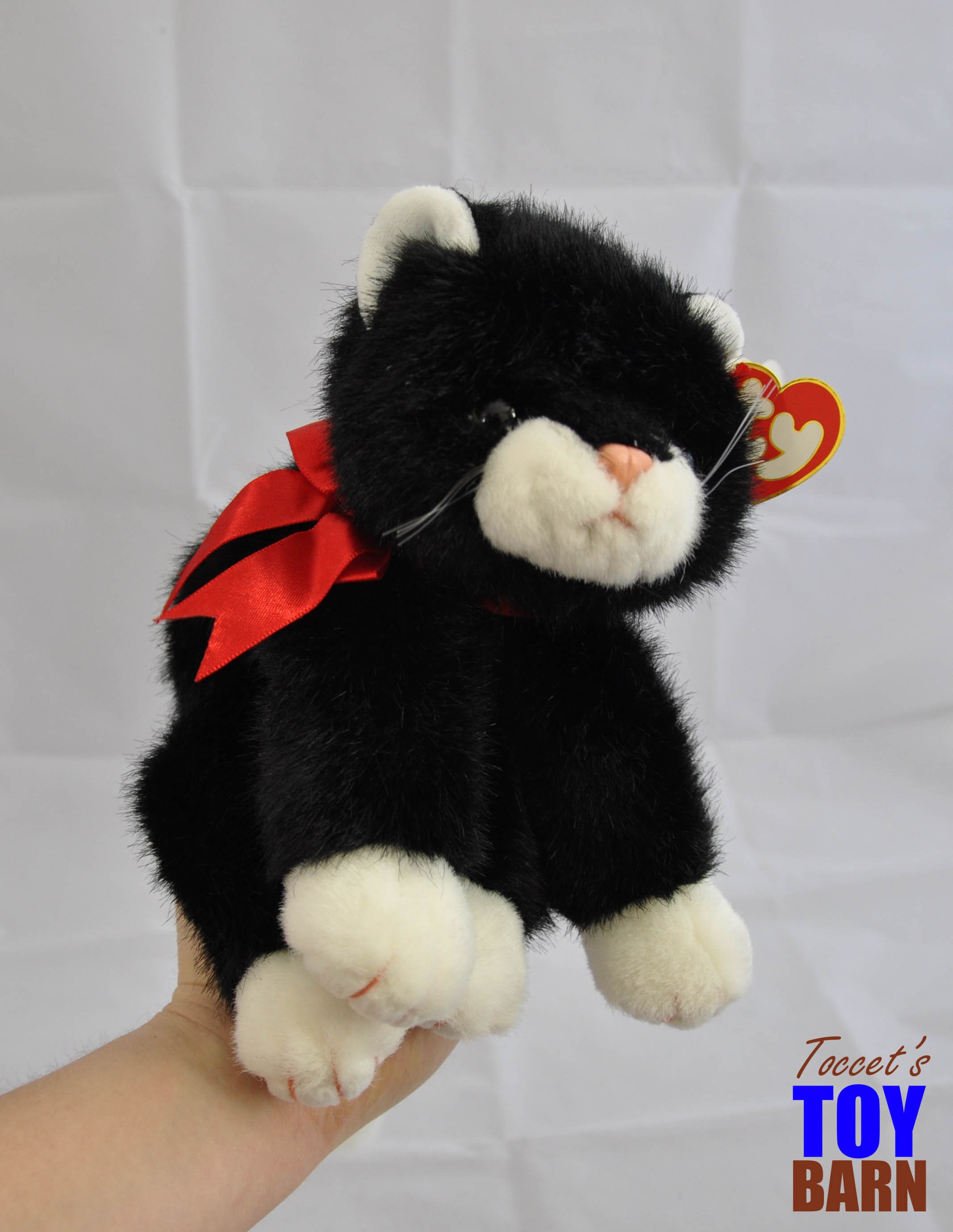 Ty black and white cat sale