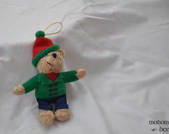 Christmas Ornament - Teddy Bear with Winter Hat and Jacket