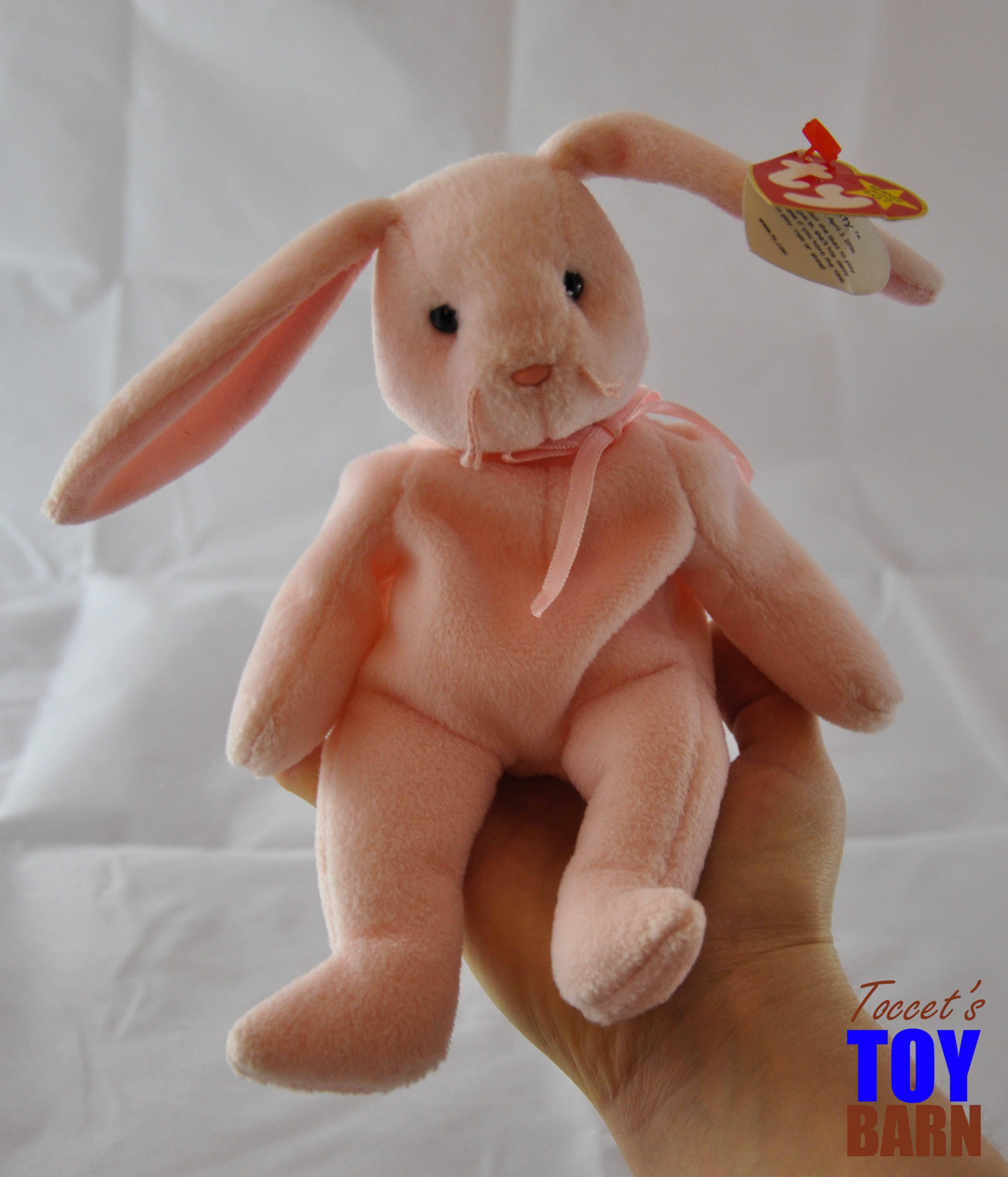 Hoppity & Floppity Beanie Baby Bunny Rabbits: 1996 Vintage Ty Beanie