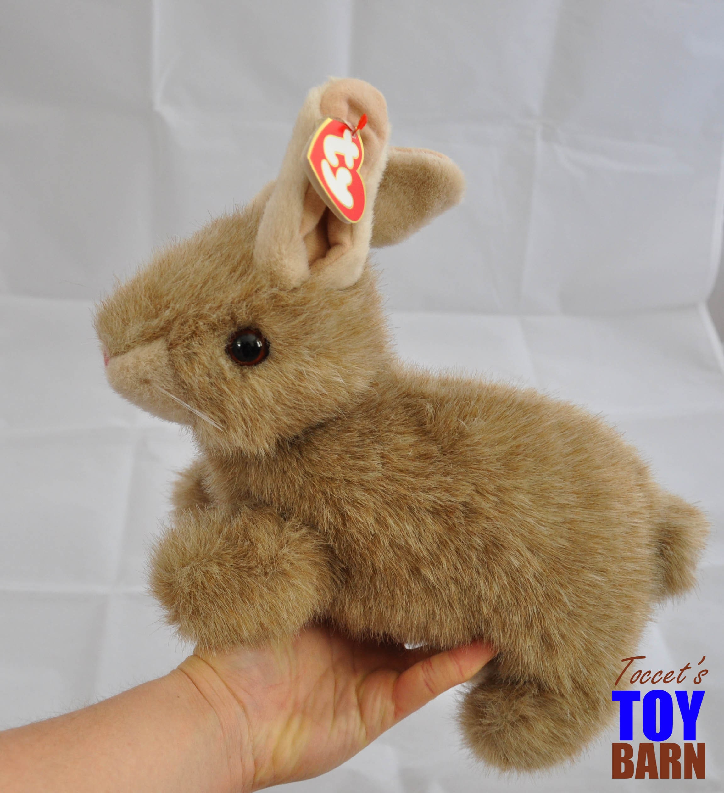 Buttons the 1997 Vintage Ty Beanie Buddy Stuffed Plush Animal Bunny Rabbit
