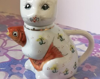 Theiere Chat Vintage Etsy Theiere Chat Vintage Etsy