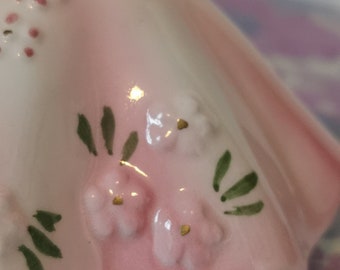 Vintage Josef Originals Giftcraft Japan Flower Girl Ornament