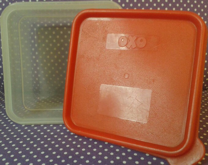 Vintage OXO Gravy Cubes Plastic Tupperware. Etsy