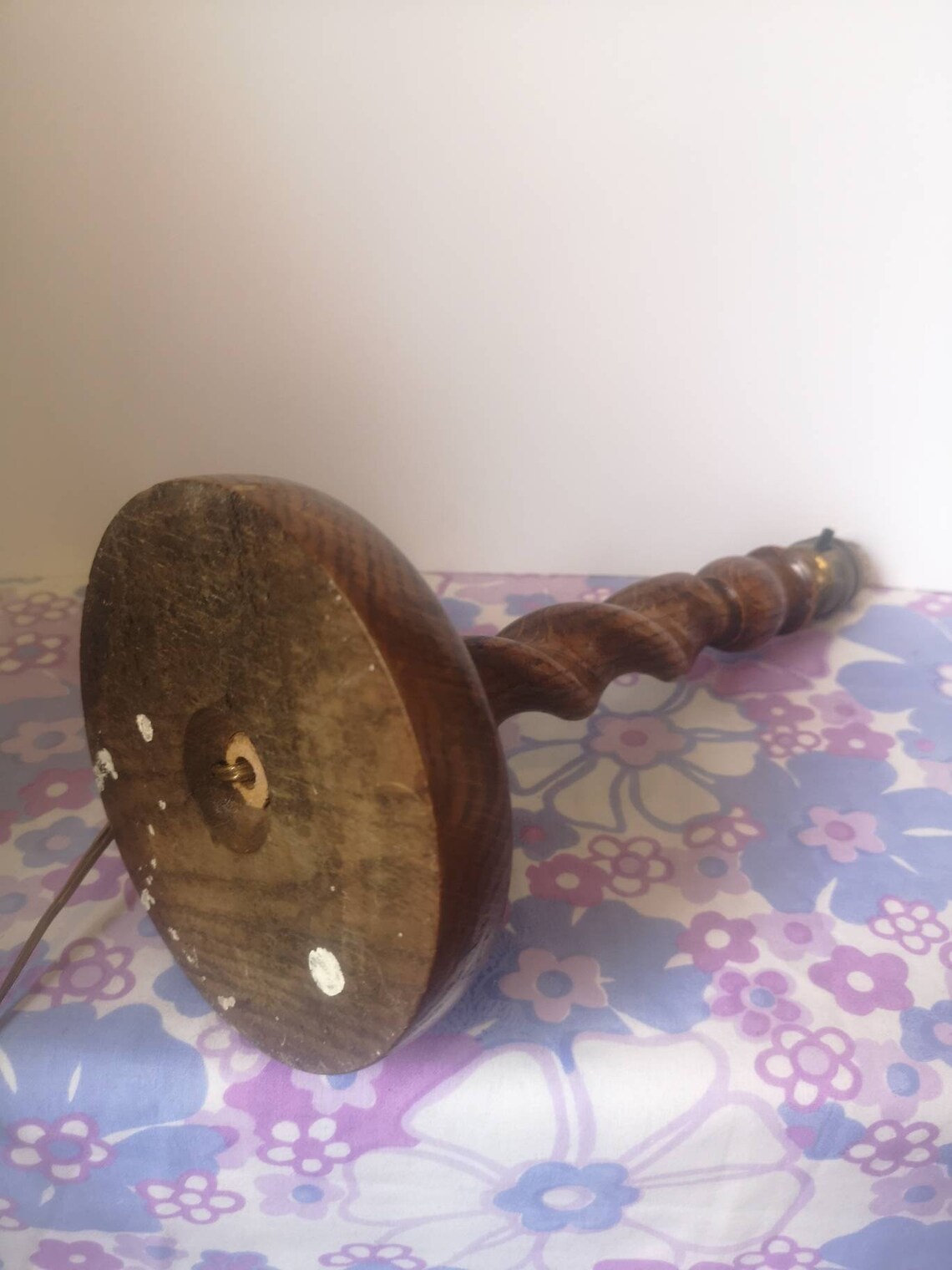 Antike Eiche Gerste Twist Lampe Basis. Englische Eiche Lampe. | Etsy