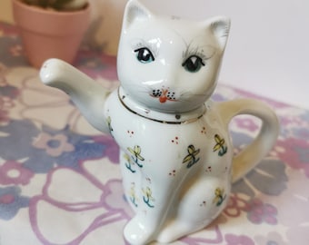 ヴィンテージの中国製猫型ティーポット - Etsy 日本