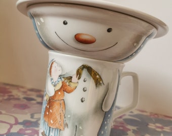 ヴィンテージ ロイヤル ドルトン スノーマン ブレックファスト セット