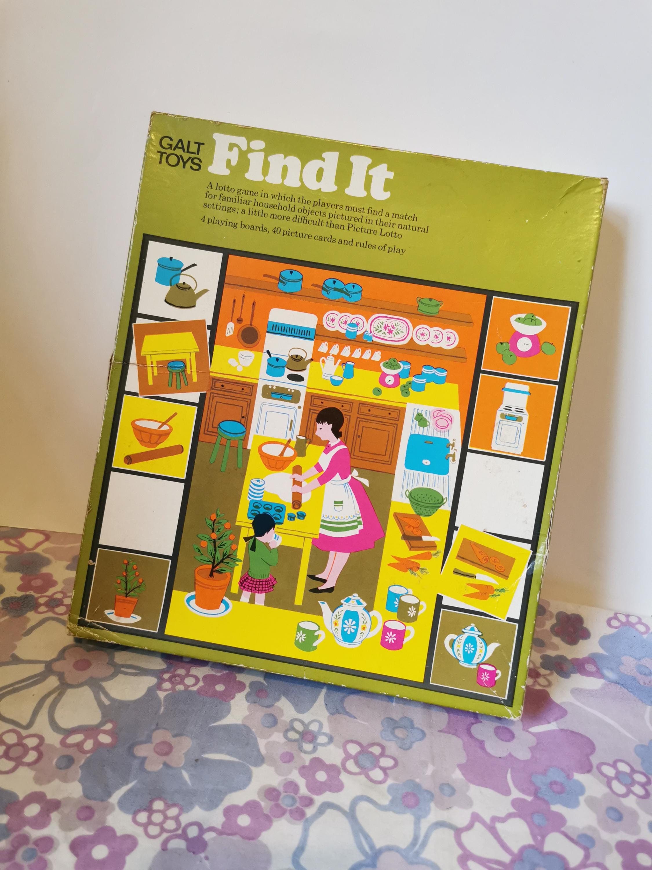 Galt Toys, Picture Lotto, Classic Picture Lotto Game for Children, Ages