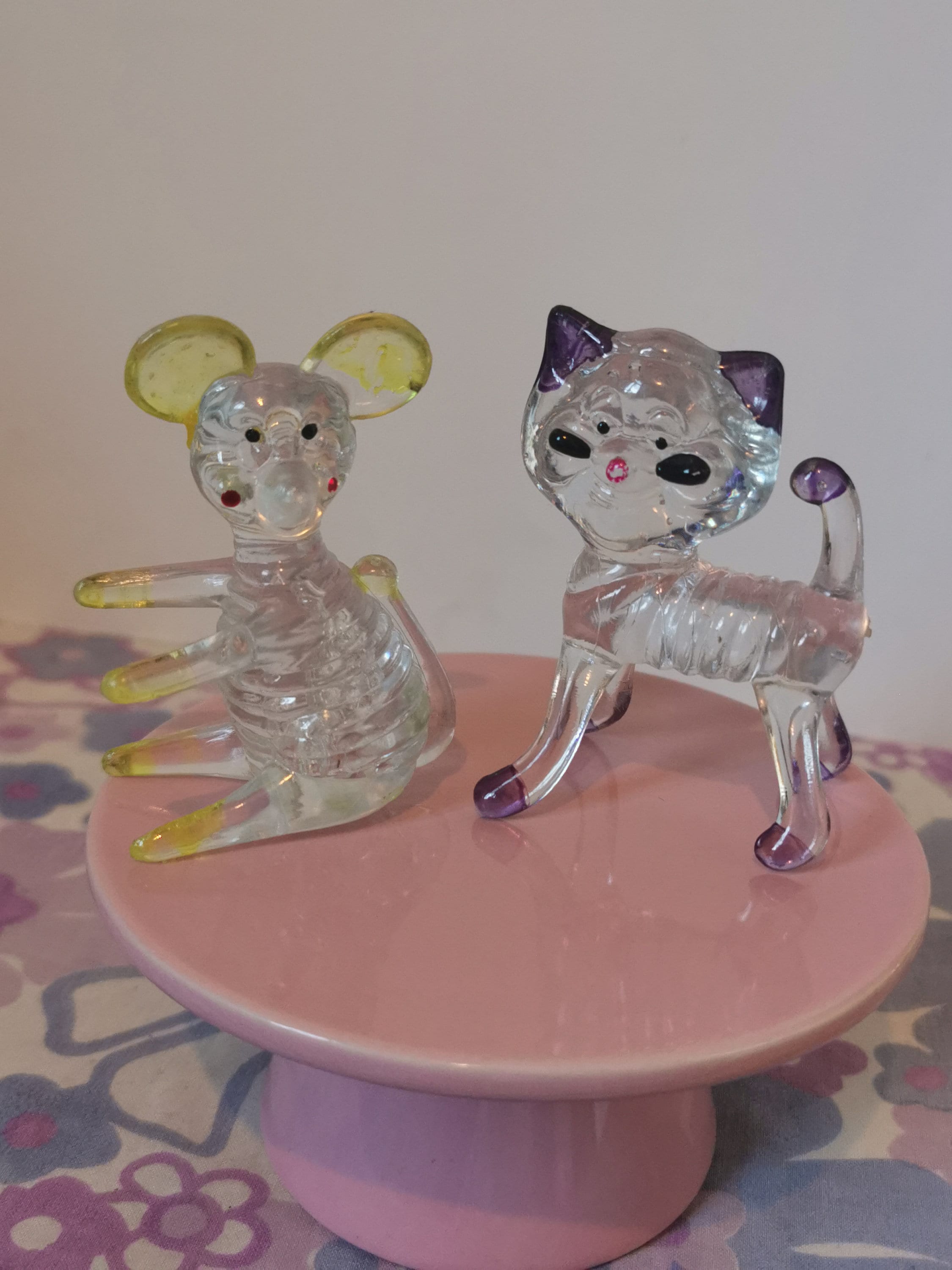 1960年代のアメリカ製ヴィンテージのルーサイト製フラワーウォール