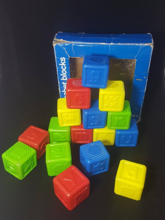 vintage baby blocks