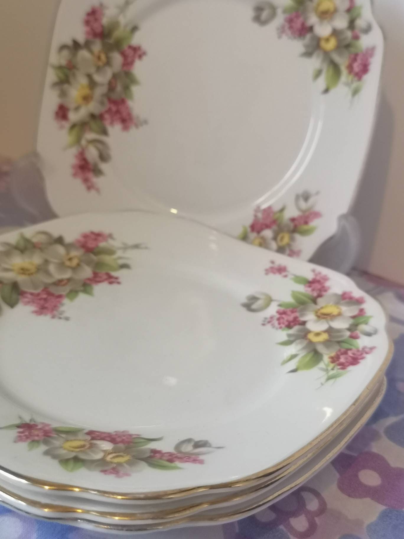 Vintage 1940s Bell Fine Bone China Tea Plates Side Plates. - Etsy