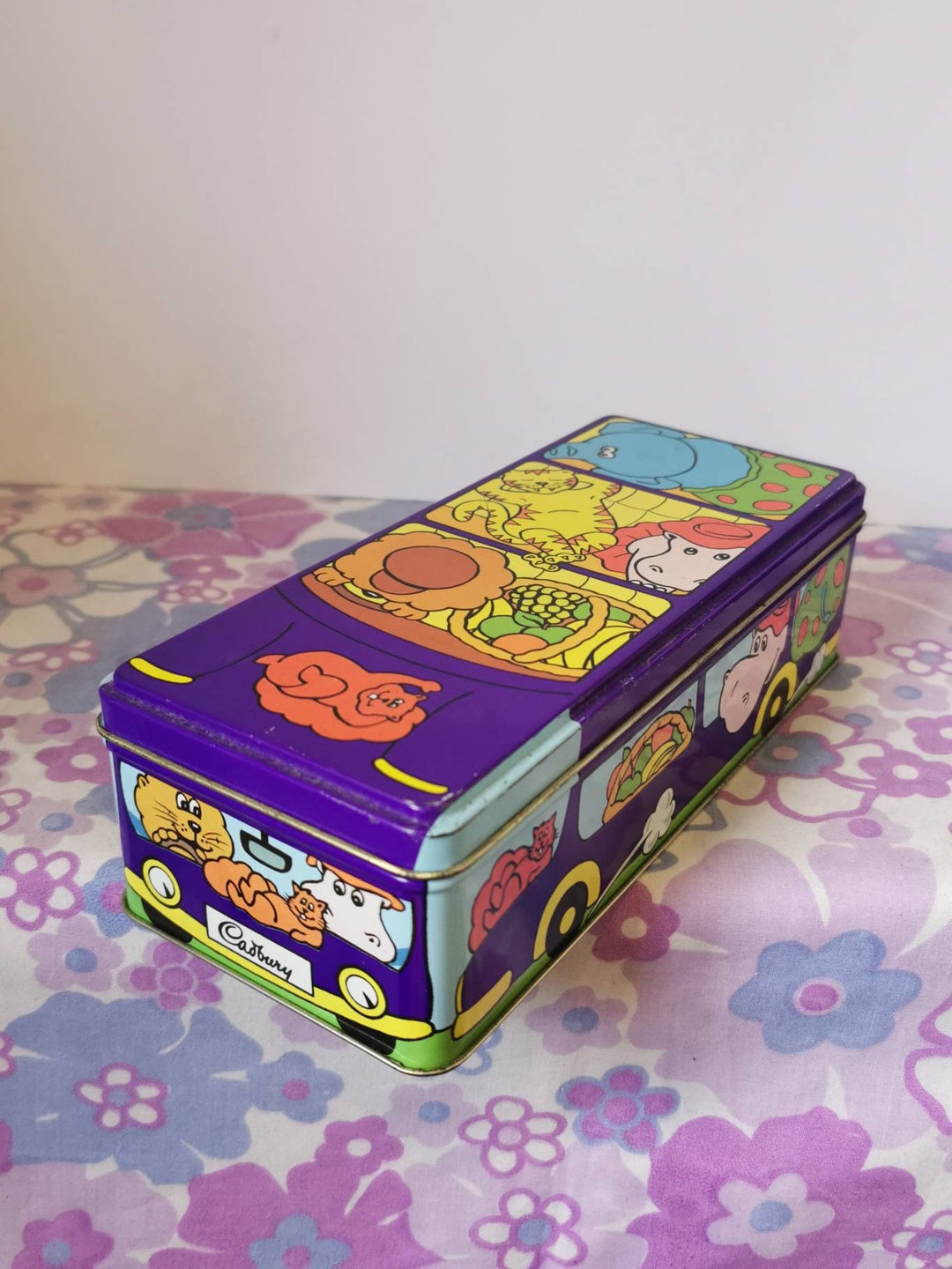 Vintage Cadburys Animals Biscuits Tin. Vintage Cadbury Animal Playmates