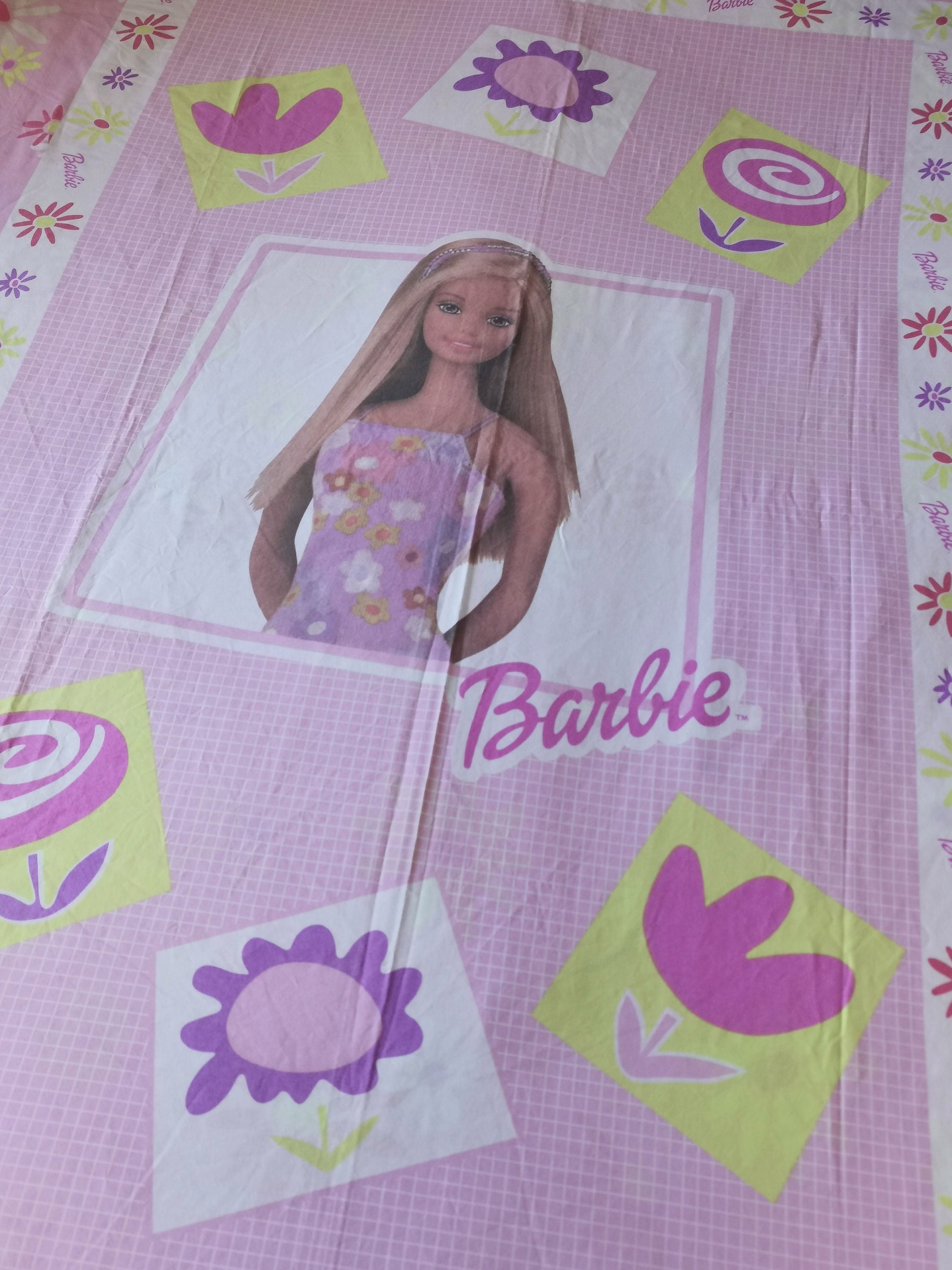 Vintage Barbie Single Duvet Cover. 1990s Pink Barbie Cotton Bedding. Vintage Barbie Bedroom Decor 90s Girls Cute Nostalgia Quilt Cover. Etsy