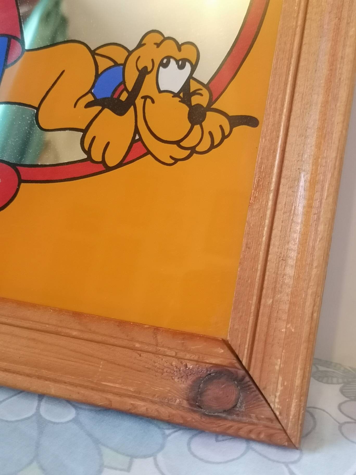 ディズニー　ミッキー　プルート　パブミラー　レトロ　ヴィンテージ　壁掛け鏡 il_1080xN.3612547318_js7y.jpg