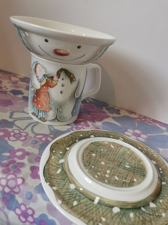 ヴィンテージ ロイヤル ドルトン スノーマン ブレックファスト セット