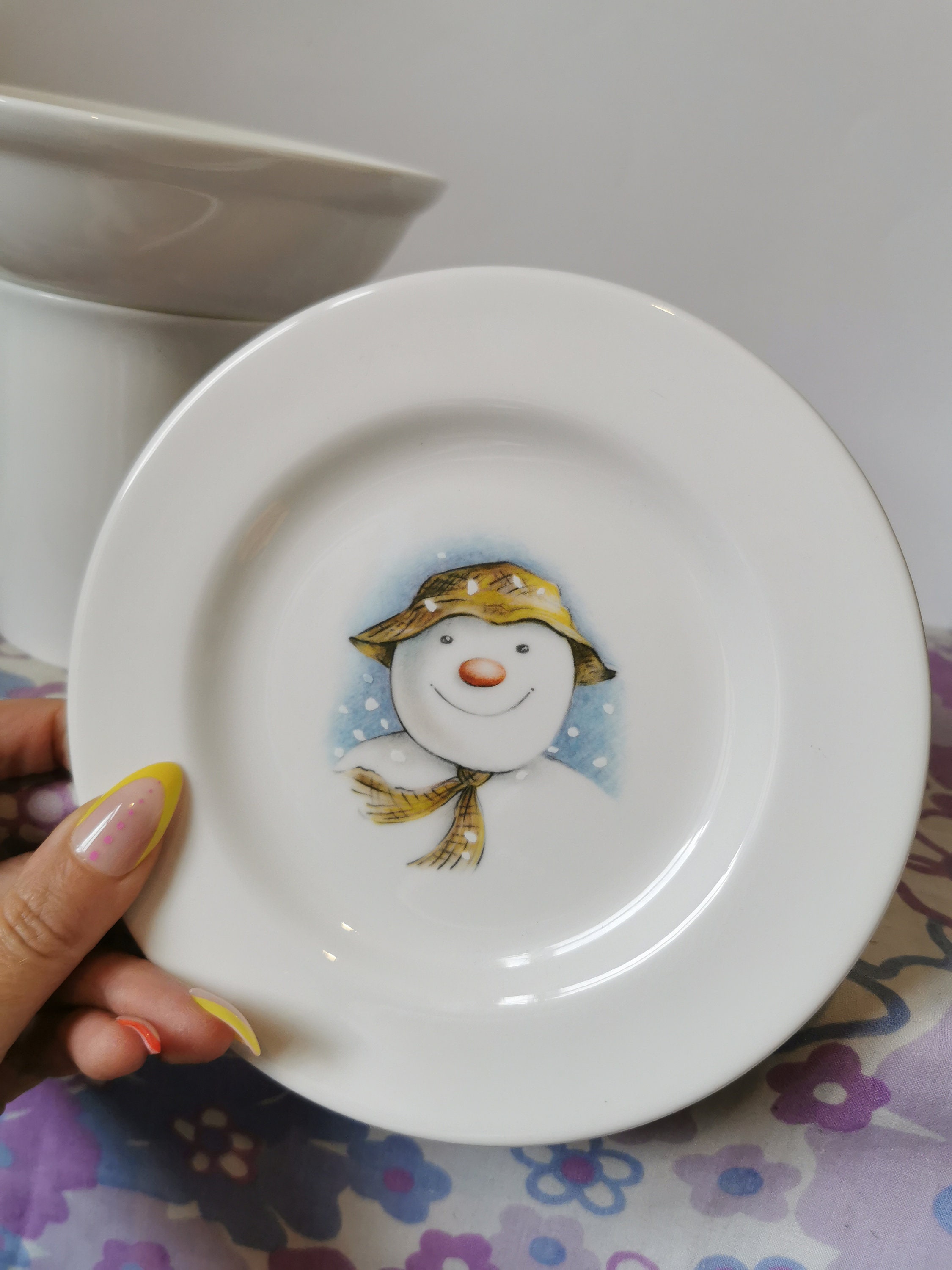 ヴィンテージ ロイヤル ドルトン スノーマン ブレックファスト セット