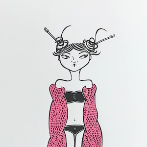 Knit Arms Screen Print