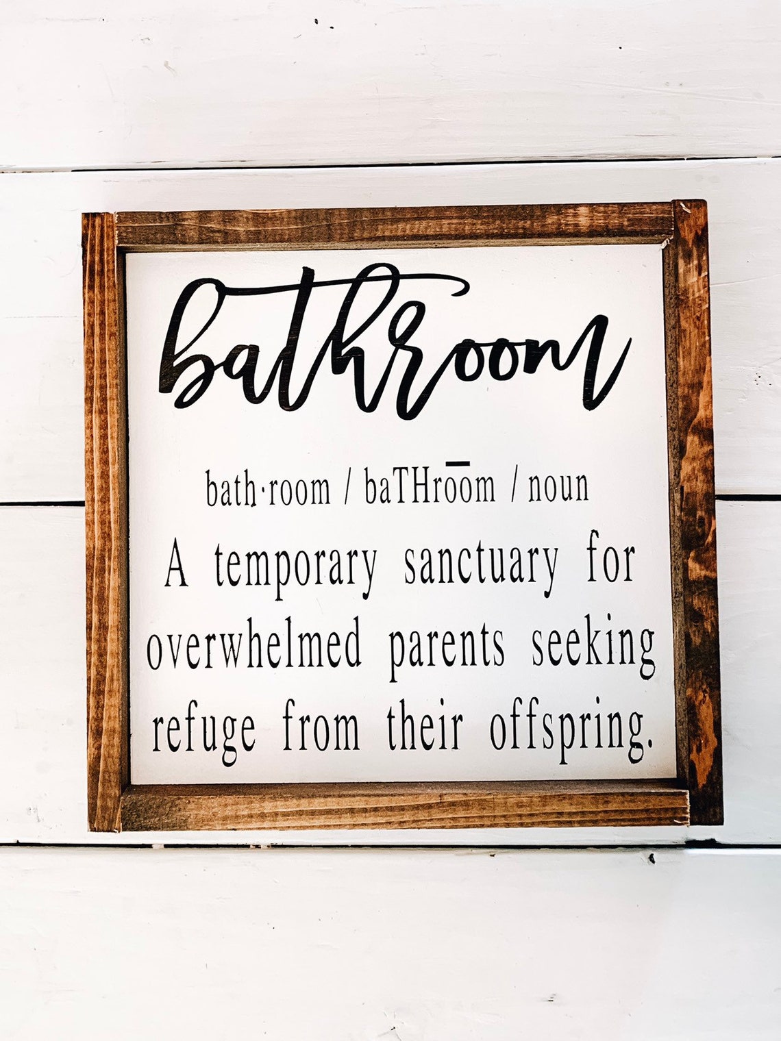 Bathroom Sign Bathroom Decor Etsy