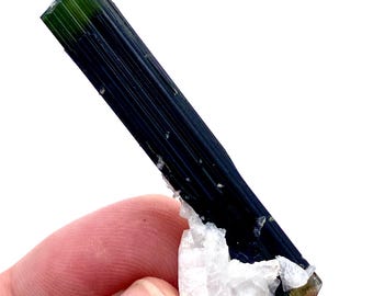 Green Tourmaline Crystal: Raw Gemstone Healing Stone, Pakistan