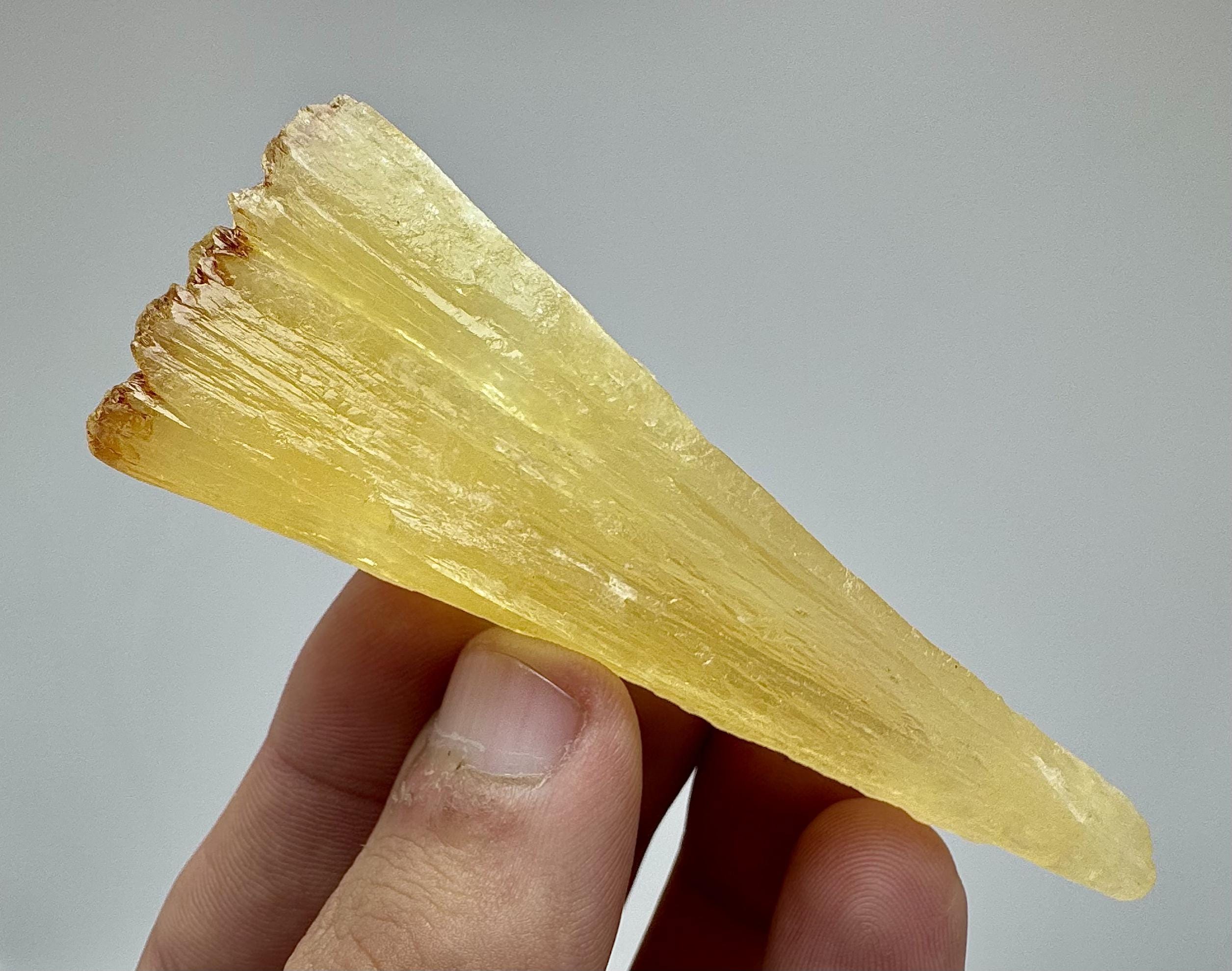 282 CT 天然イエローアラゴナイトクリスタル AFG 産 - Etsy 日本