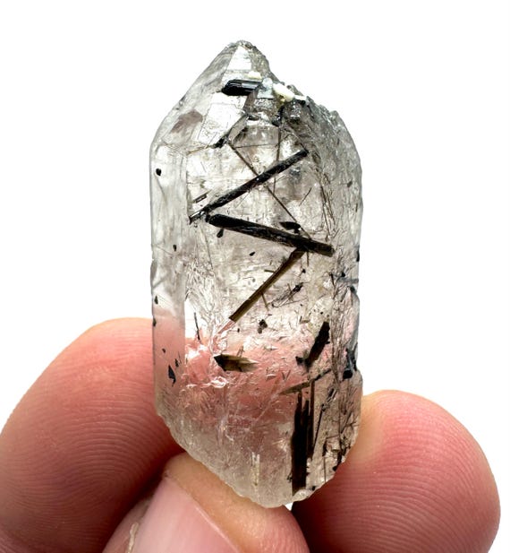 73.75 CT 天然クォーツサイドトルマリンクリスタル|スカルドゥ